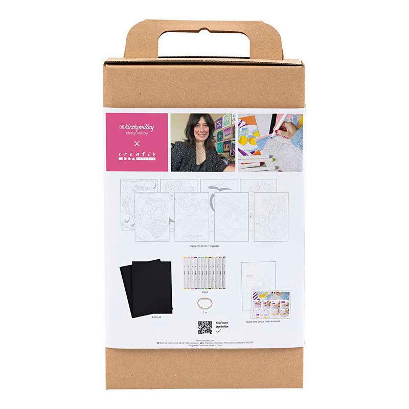 Load image into Gallery viewer, Creativ company hobbyset kleuren schilderen volgens cijfers markeerstiften
