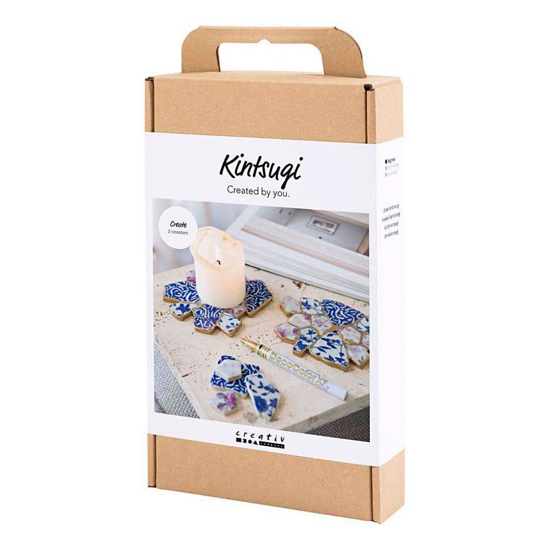 Afbeelding laden in galerijviewer, Creativ company hobbyset kintsugi onderzetter
