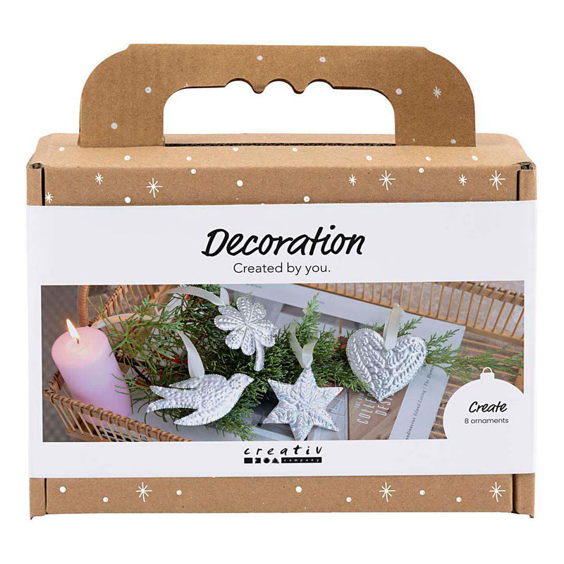 Load image into Gallery viewer, Creativ company mini hobbyset decoratie kerstdecoratie silver metal
