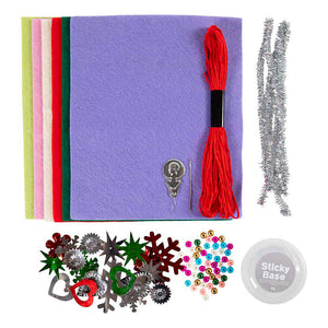 Creativ company https: www.cchobby.nl mini-hobbyset-decoratie-vilten-kerstdecoraties-diverse-kleuren-1-doos