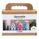 Creativ company http: www.cchobby.nl mini-hobbyset-decoratie-huizen-kleurrijk-1-doos
