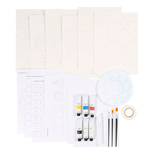 Creativ company starter hobbyset gouache schilderijen