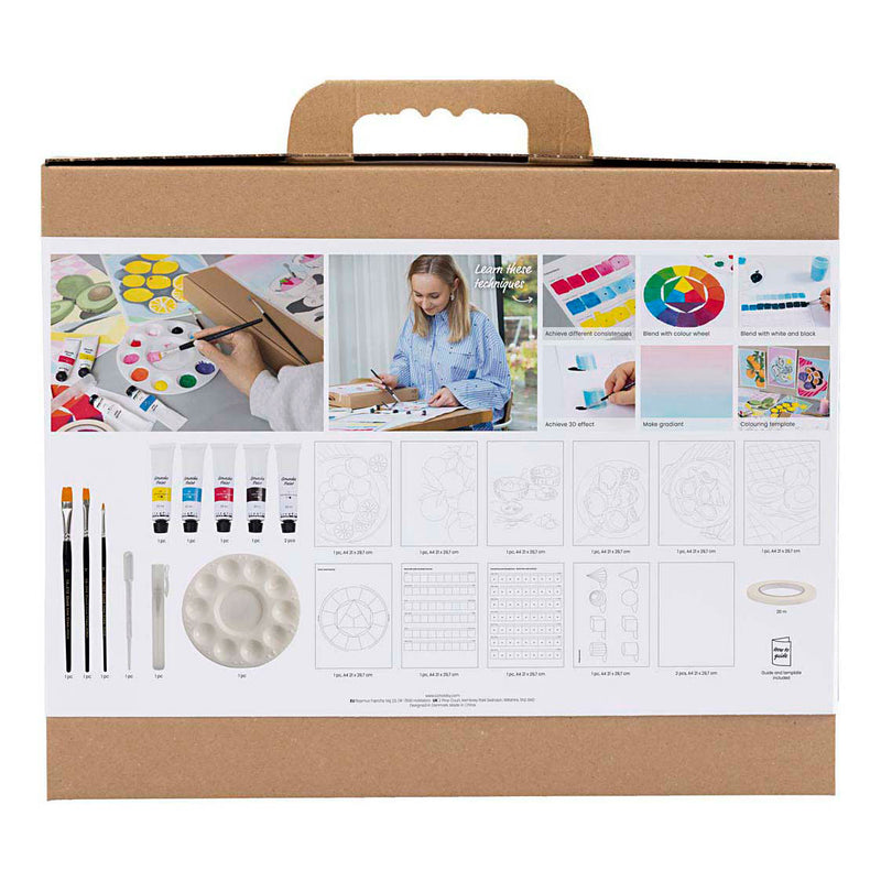 Load image into Gallery viewer, Creativ company starter hobbyset gouache schilderijen
