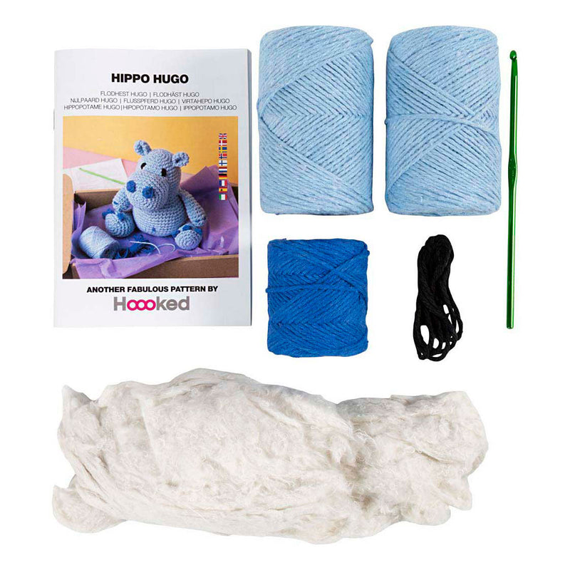 Afbeelding laden in galerijviewer, Creativ company http: www.cchobby.nl hobbyset-amigurumi-nijlpaard-blauw-lichtblauw-1-doos
