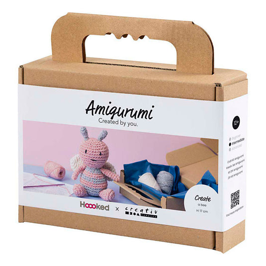 Creativ company https: www.cchobby.nl hobbyset-amigurumi-honingbij-pastelkleuren-1-doos