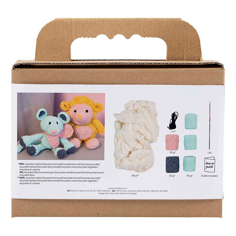 Load image into Gallery viewer, Creativ company hobbyset amigurumi muis
