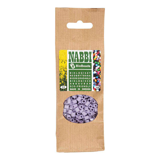 Creativ company nabbi biobeads 5x5mm paars - 1000st.