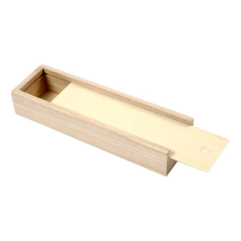 Load image into Gallery viewer, Creativ company houten pennendoos met schuifdeksel
