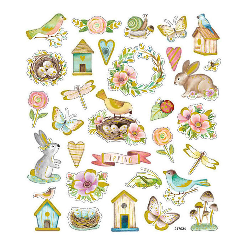 Load image into Gallery viewer, Creativ company stickervel voorjaar en pasen
