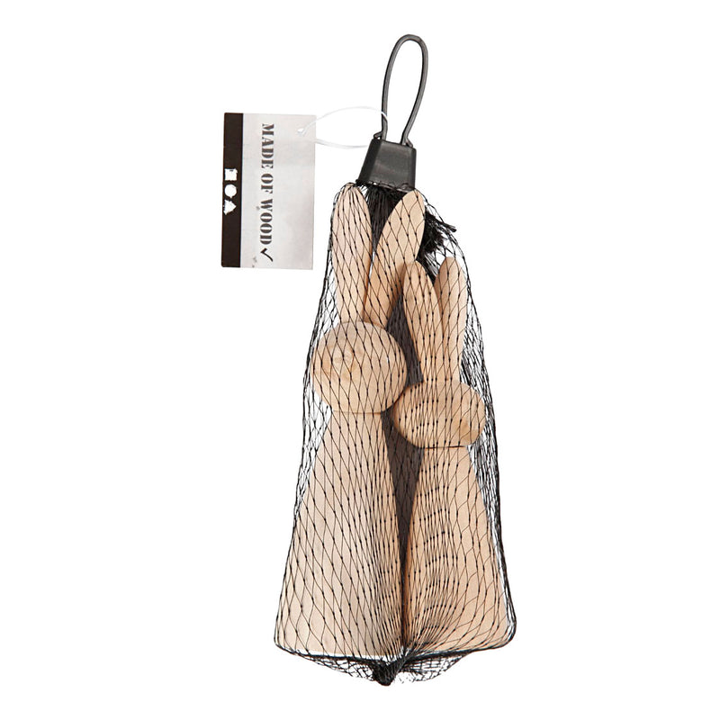 Afbeelding laden in galerijviewer, Creativ company houten konijnen 12 en 14cm - 2st.
