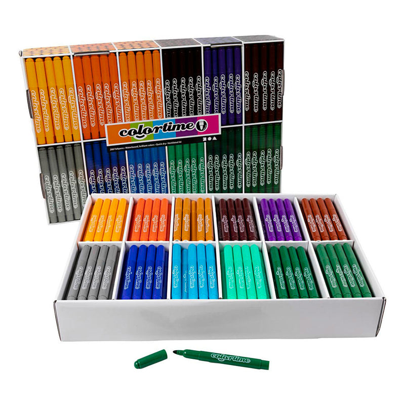 Afbeelding laden in galerijviewer, Creativ company colortime stiften - lijndikte 5mm - 288st.
