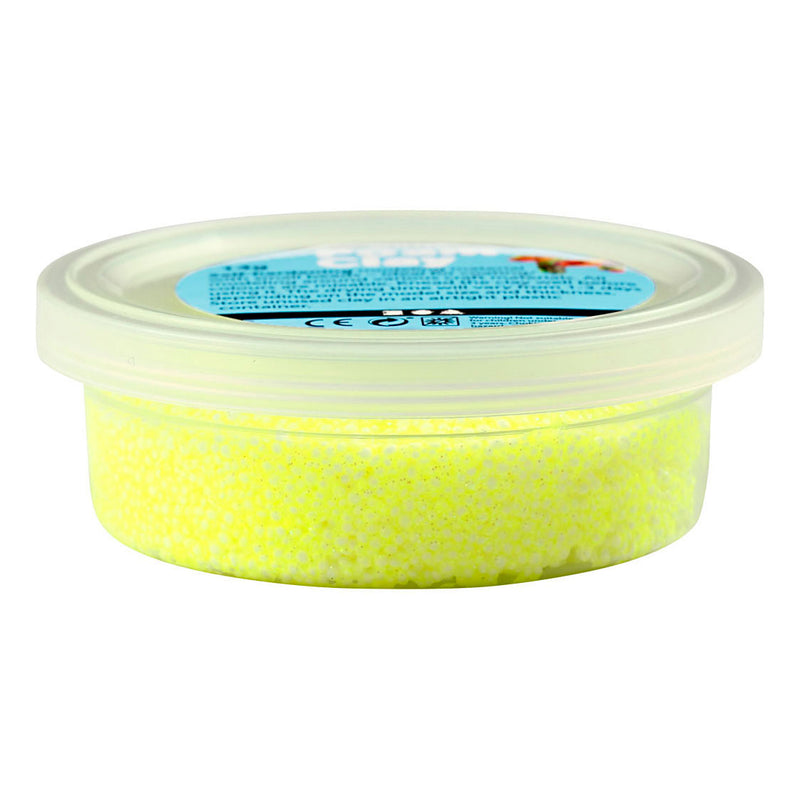 Afbeelding laden in galerijviewer, Creativ company foam clay glitter geel - 35gr.
