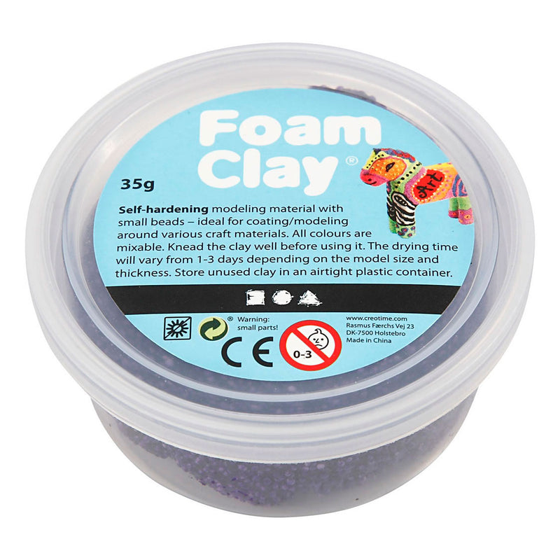 Load image into Gallery viewer, Creativ company foam clay paars - 35gr.
