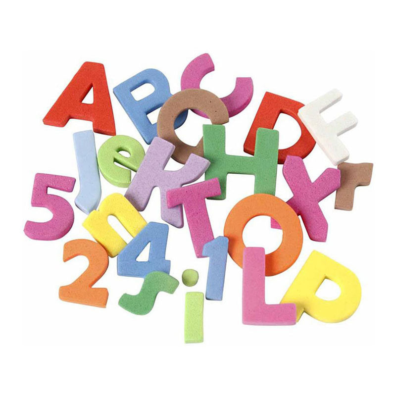 Load image into Gallery viewer, Creativ company eva foam cijfers letters gekleurd - 24 vellen
