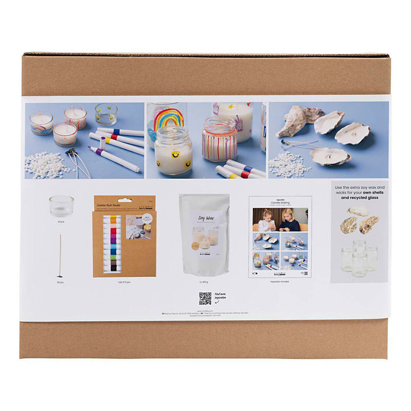 Load image into Gallery viewer, Creativ company https: www.cchobby.nl groepsset-kaarsen-maken-kaarsenhouders-voor-theelichtjes-1-doos
