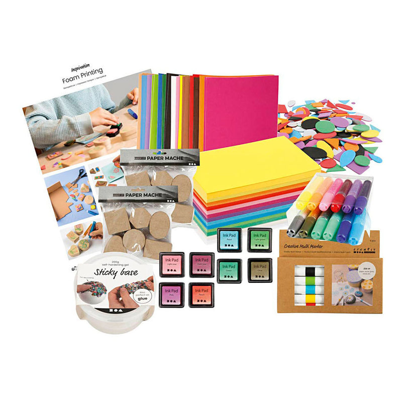 Afbeelding laden in galerijviewer, Creativ company http: www.cchobby.nl groepsset-schuimdrukken-kaarten-en-dozen-1-doos

