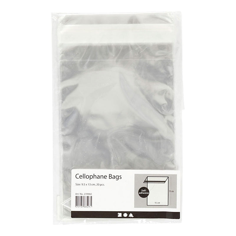 Load image into Gallery viewer, Creativ company cellofaan zakjes 12,9x9,7cm - 20st.
