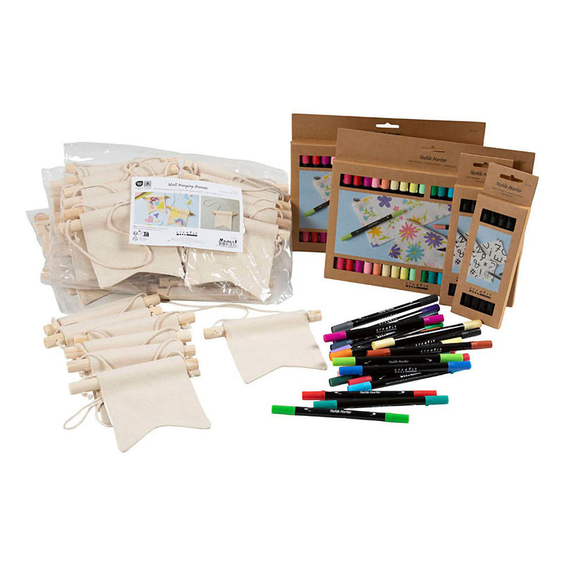 Load image into Gallery viewer, Creativ company groepsset verf je eigen spandoek 10,5x12cm - 60st.
