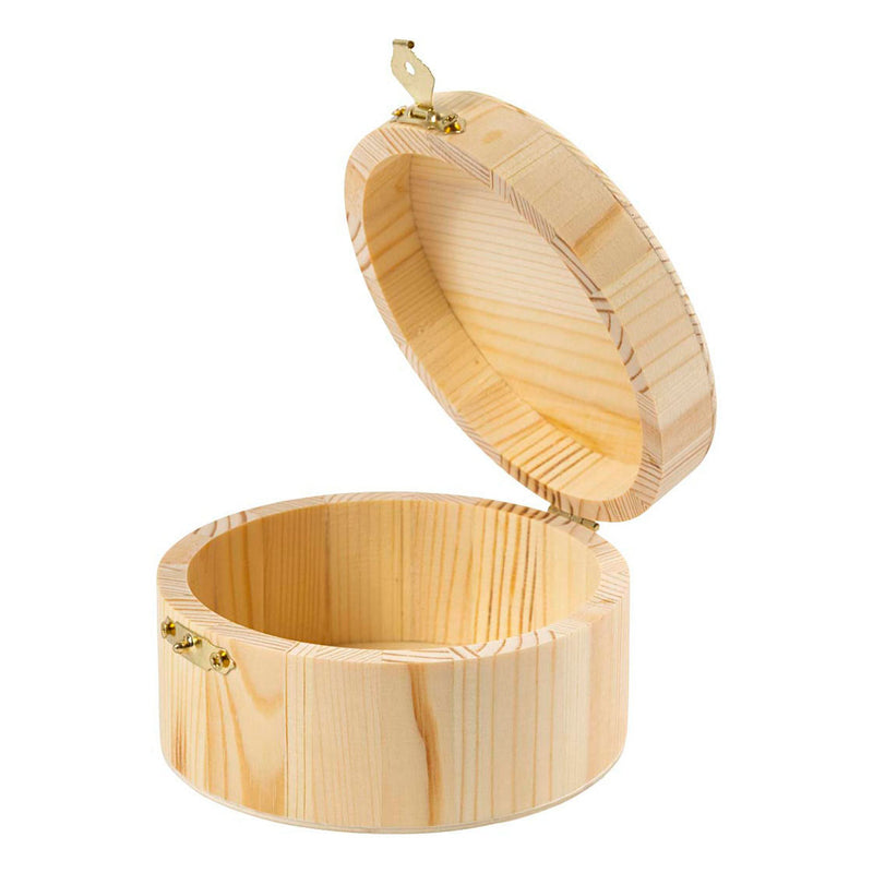 Load image into Gallery viewer, Creativ company houten ronde doos 6x11cm
