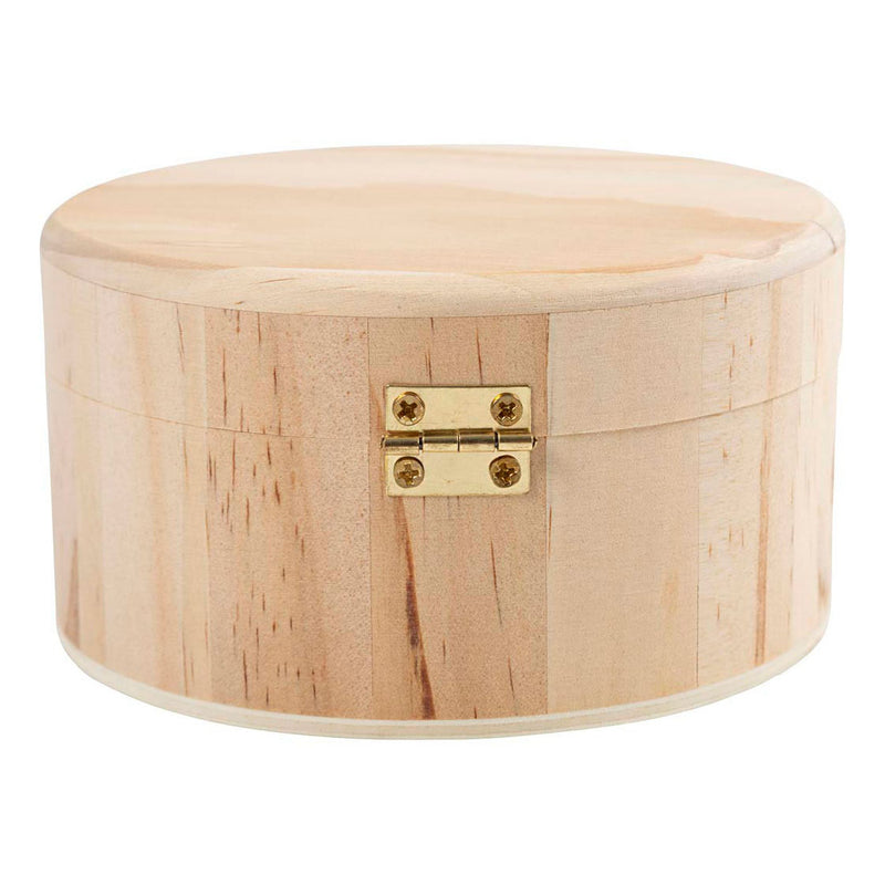 Load image into Gallery viewer, Creativ company houten ronde doos 6x11cm
