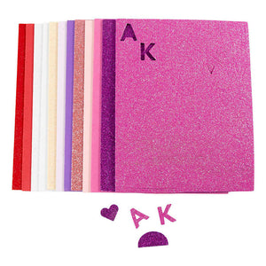 Creativ company foam vellen paars roze 14x25cm - 12 vellen