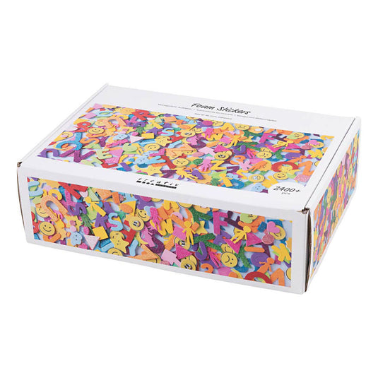 Creativ company foam stickers vormen - 2400+st.