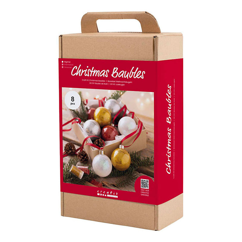 Load image into Gallery viewer, Creativ company hobbyset kerstballen glitter
