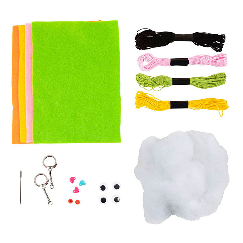 Load image into Gallery viewer, Creativ company mini hobbyset naaien kikker en teddybeer
