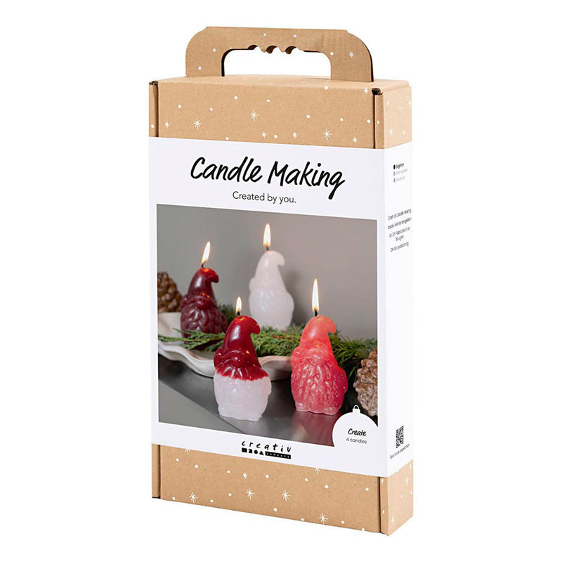 Load image into Gallery viewer, Creativ company hobbyset kaarsen maken kerstman - 4 kaarsen
