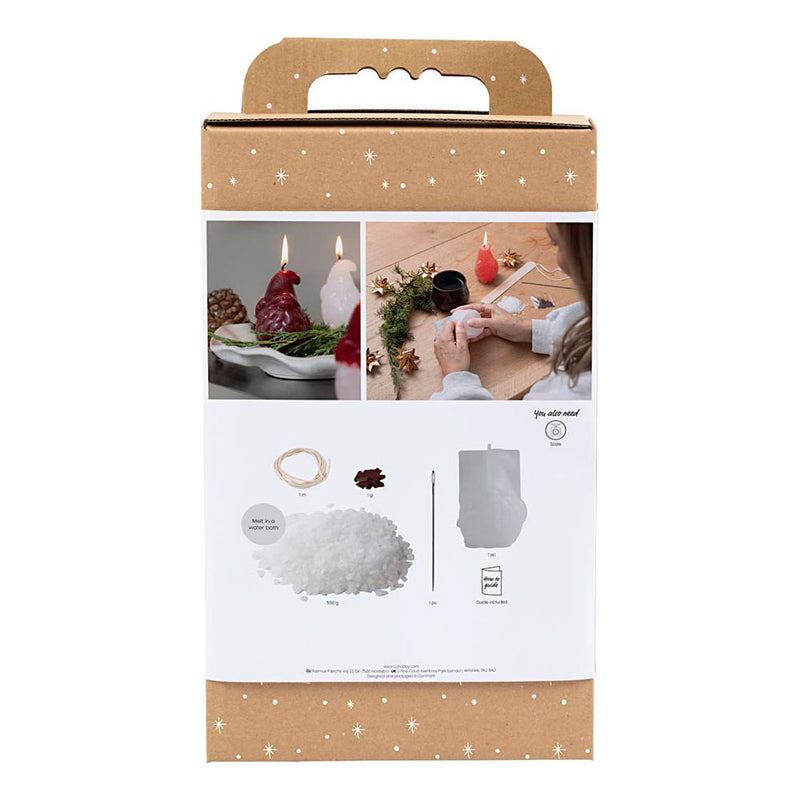 Load image into Gallery viewer, Creativ company hobbyset kaarsen maken kerstman - 4 kaarsen

