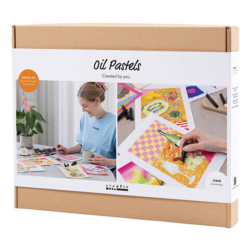 Load image into Gallery viewer, Creativ company starter hobbyset oliepastel - 12 technieken
