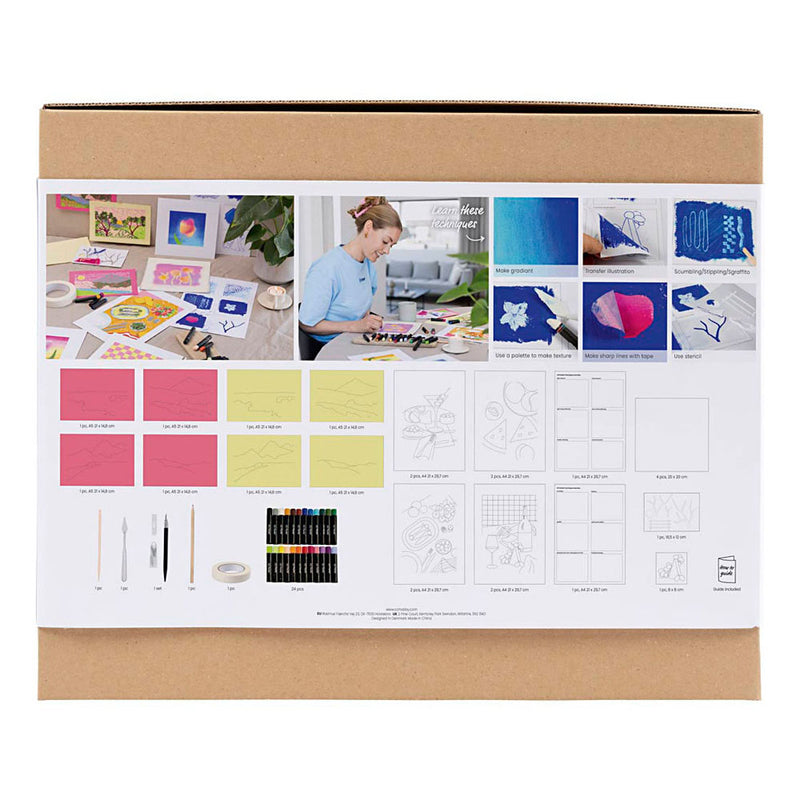 Load image into Gallery viewer, Creativ company starter hobbyset oliepastel - 12 technieken
