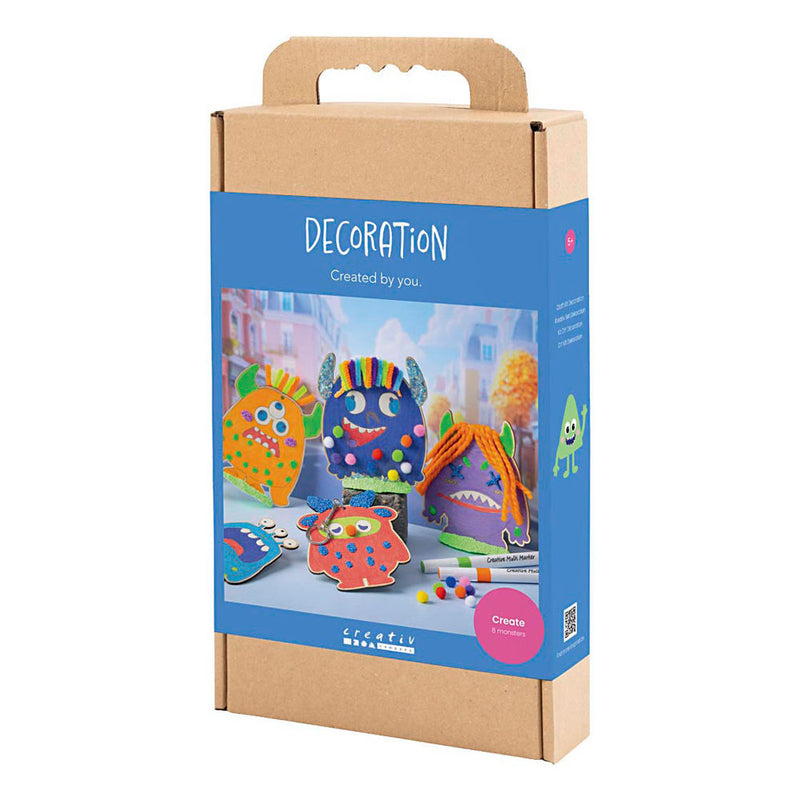 Afbeelding laden in galerijviewer, Creativ company http: www.cchobby.nl hobbyset-decoratie-monsters-kleurrijk-vrolijke-kleuren-sterke-kleuren-1-doos
