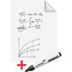 Legamaster magic-chart whiteboard 60x80cm wit 25 vel