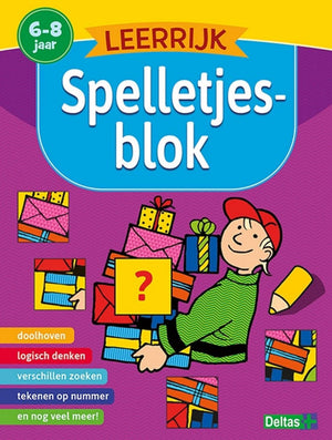Deltas leerrijk spelletjesblok (6-8 j.)