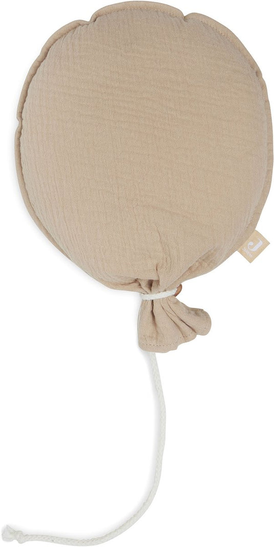 Jollein - stoffen ballon - 25x50cm - biscuit - party collection - muurdecoratie ballon van stof - babykamer decoratie