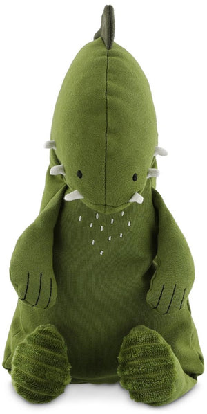 Trixie knuffel - mr. dino - dieren pluche - dinosaurus - eerste knuffel voor baby - 100% biologisch katoen - groot
