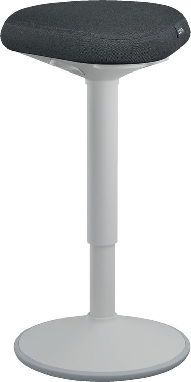 Leitz ergo active zit sta kruk met comfortzitting - bureaukruk - ergonomische kruk - grijs