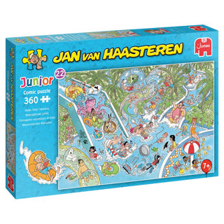 Load image into Gallery viewer, Jumbo puzzel jan van haasteren junior waterglijbaan puzzel jan van haasteren junior waterglijbaan gekt | 2 stuks
