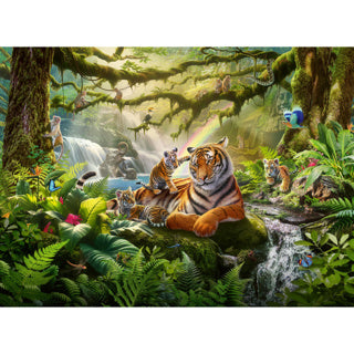 Ravensburger puzzel jungle wildlife wonders 300 st