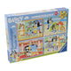 Ravensburger puzzel bluey 4 x 42 stukjes