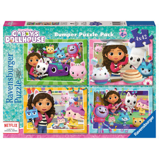 Load image into Gallery viewer, Puzzel gabby's dollhouse 4 x 42 stukjes
