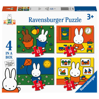 Load image into Gallery viewer, Ravensburger puzzel nijntje 12+16+20+24 stukjes
