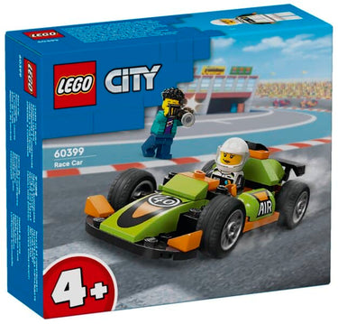 Lego city race wagen groen met 2 figuurtjes - 60399
