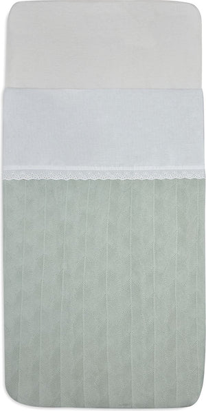 Jollein baby laken wieg 75x100cm lace ivory