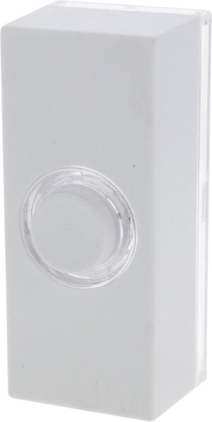 Bouwkern honeywell beldrukker d534we - bedraad - verlicht lightspot - 17 volt, 0,1 a - alleen geschikt voor laagspanning - kunststof behuizing - afmetingen 2,4 x 2,6 x 6 cm - kleur wit - 2 jaar garantie