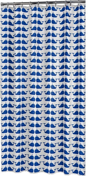 Sealskin whale douchegordijn 180x200 cm - peva - blauw