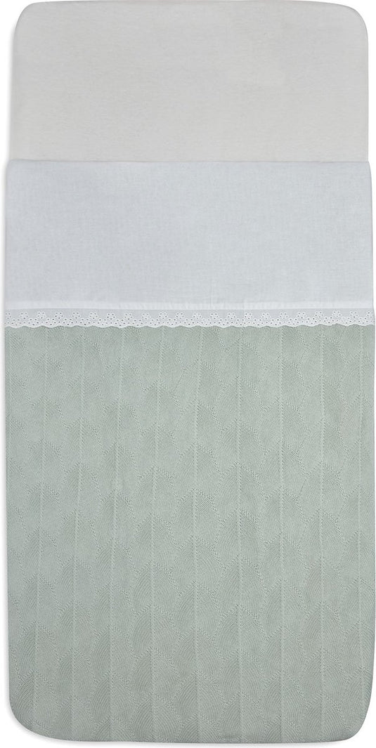 Jollein baby laken wieg 75x100cm lace ivory