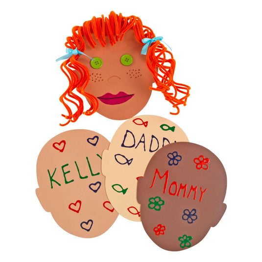 Colorations - colours like me gezichtsvormen, set van 24 (4 kleuren)