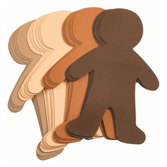 Colorations - colours like me grote mensen vormen, set van 24 (4 kleuren)